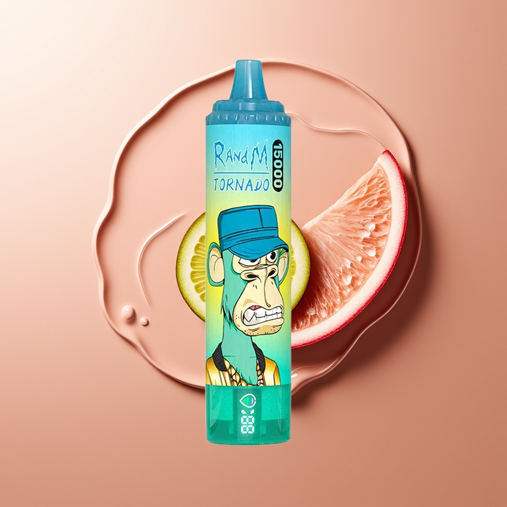 RandM Fumot Tornado 15000 Püssi Kiivi-Marakuya-Guava 850mAh Mesh Coil