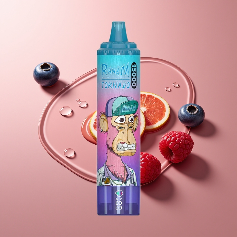 RandM Fumot Tornado 15000 Püssi Mustikas Vaarikas 25ml Mesh