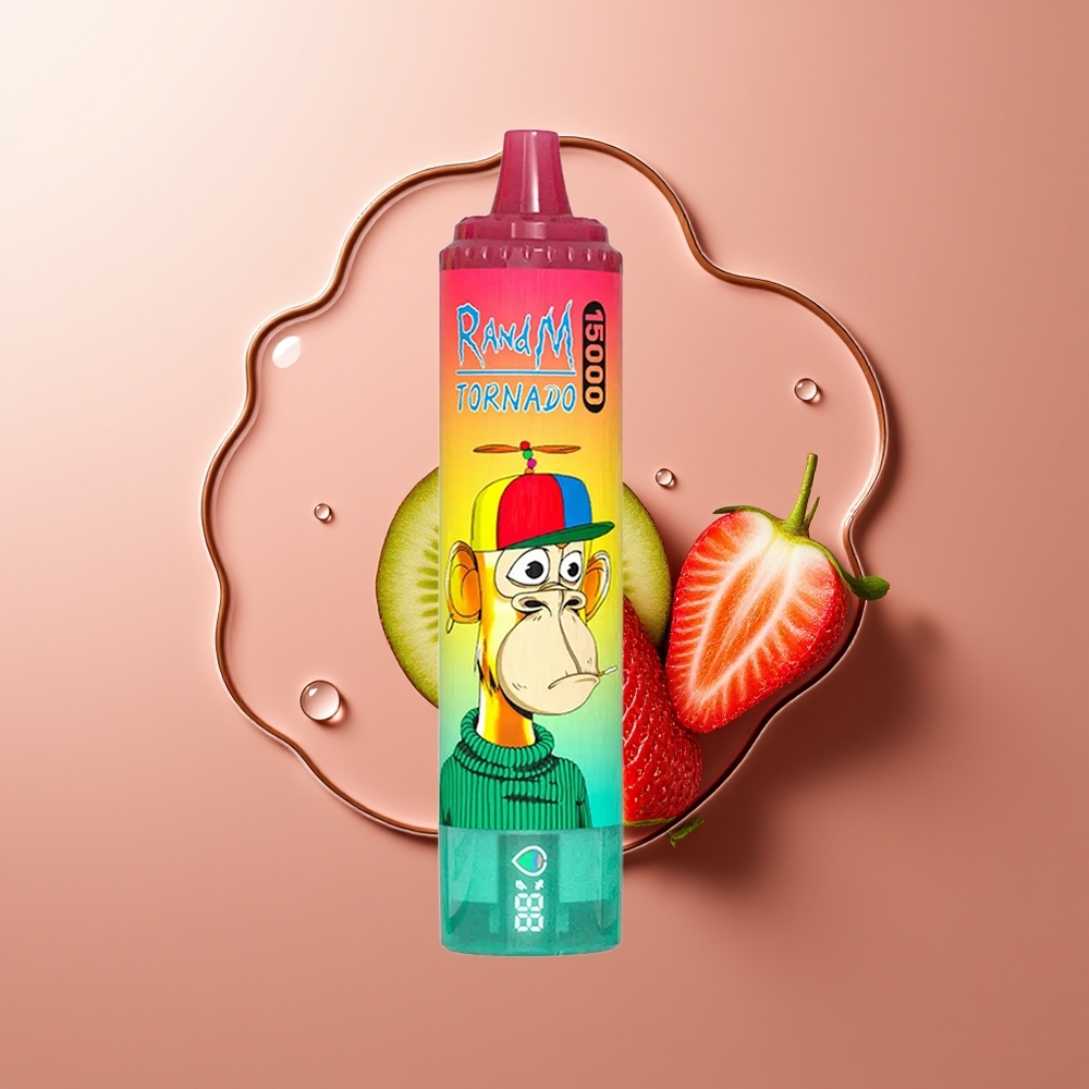 RandM Fumot Tornado 15000 Pahvid Maasikas-Kiivi 25ml LCD