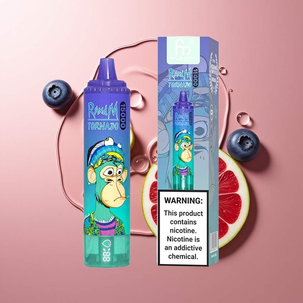 RandM Fumot Tornado 15000 Pauku Mustikad Ja Jää 25ml