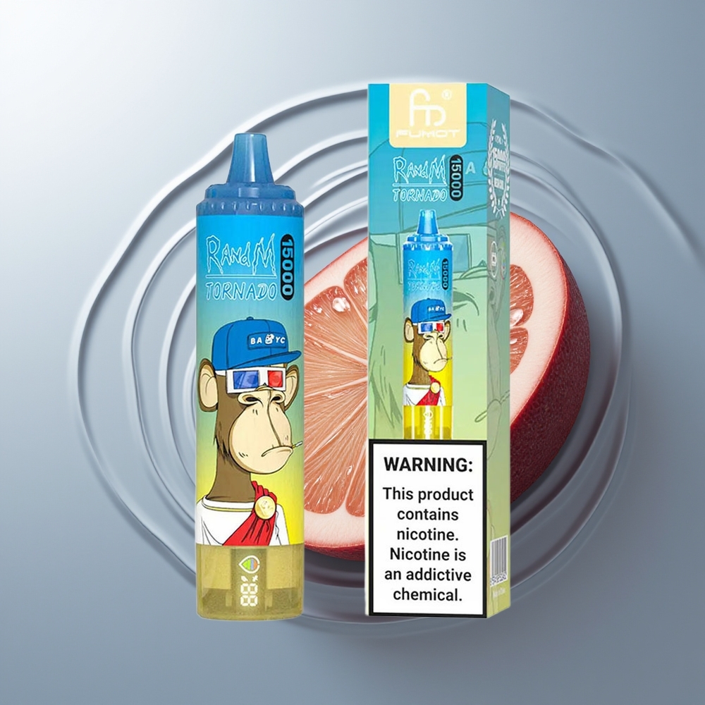RandM Fumot Tornado 15000 Puffs 25ml Hr Blue