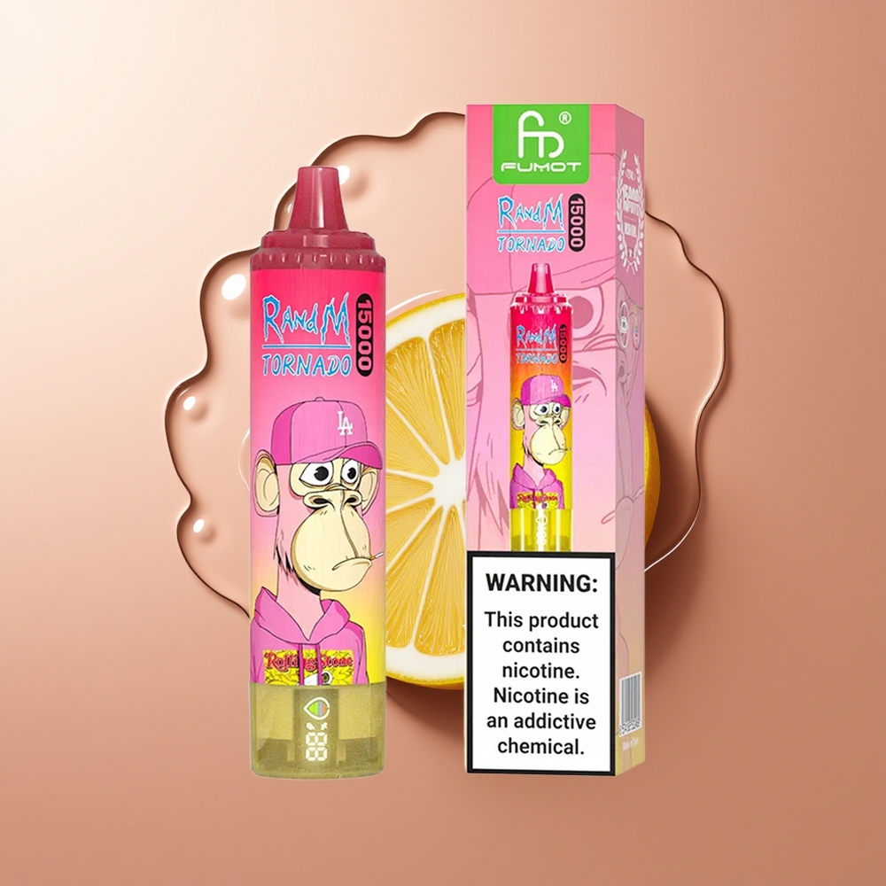 RandM Fumot Tornado 15000 Puffs 25ml Sidrun Ühekordselt Kasutatav Vape