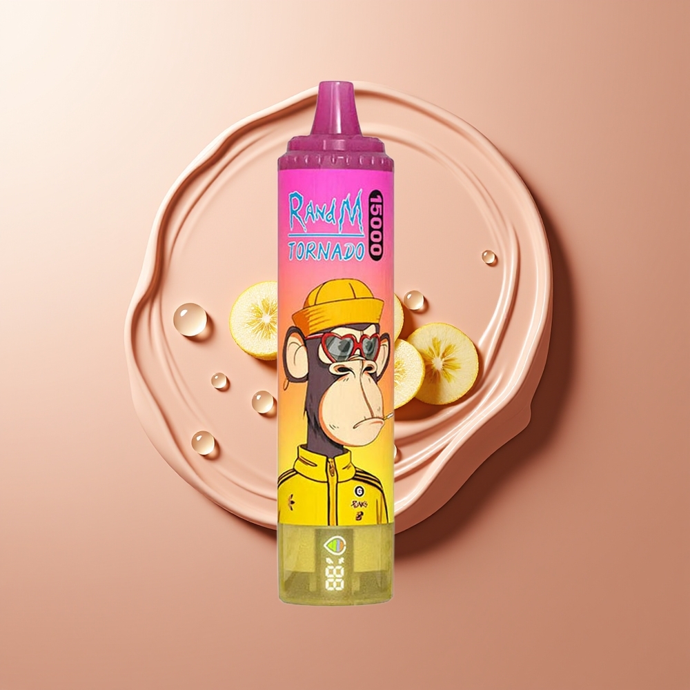 RandM Fumot Tornado 15000 Puhangut 25ml Banaanijää