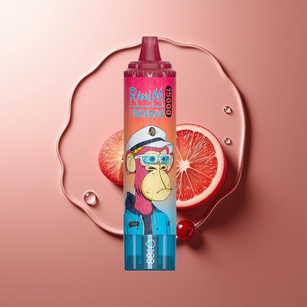 RandM Fumot Tornado 15000 Puhangut 25ml Kirsi