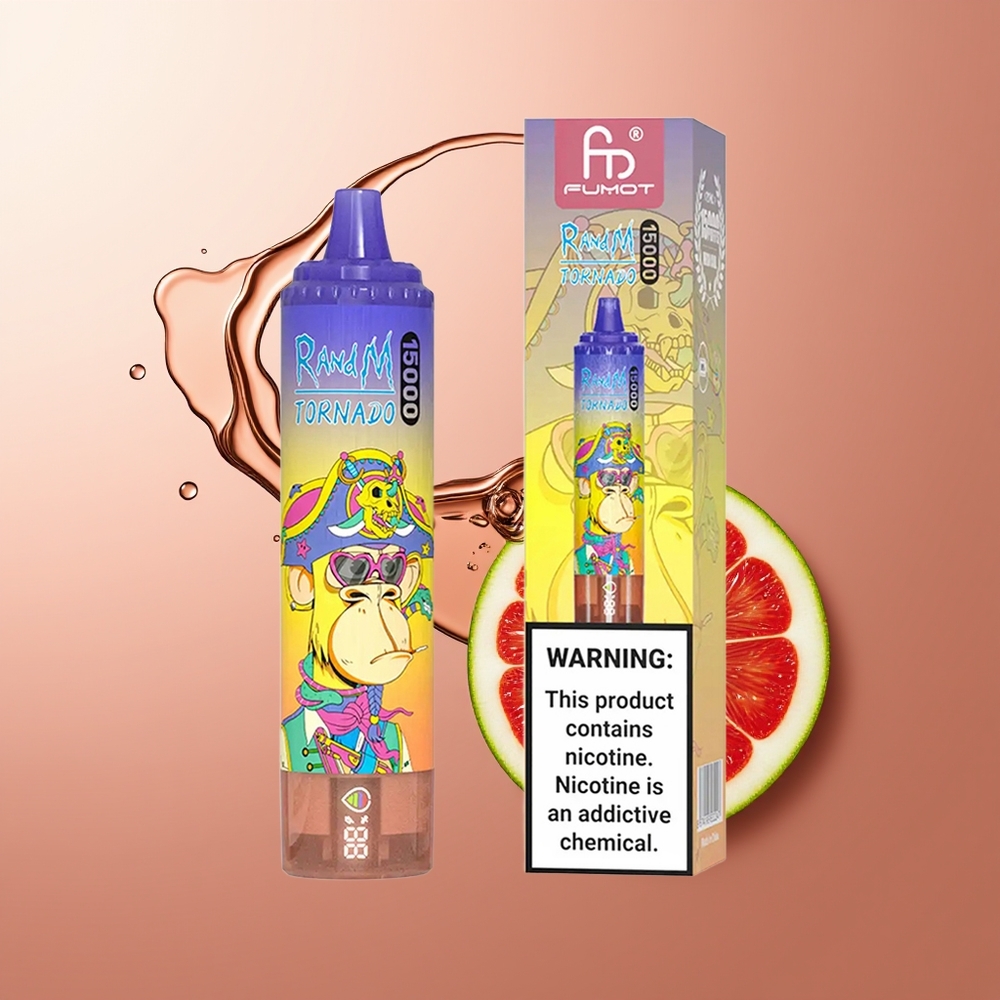 RandM Fumot Tornado 15000 Puhangut Koola Jää 25ml LCD