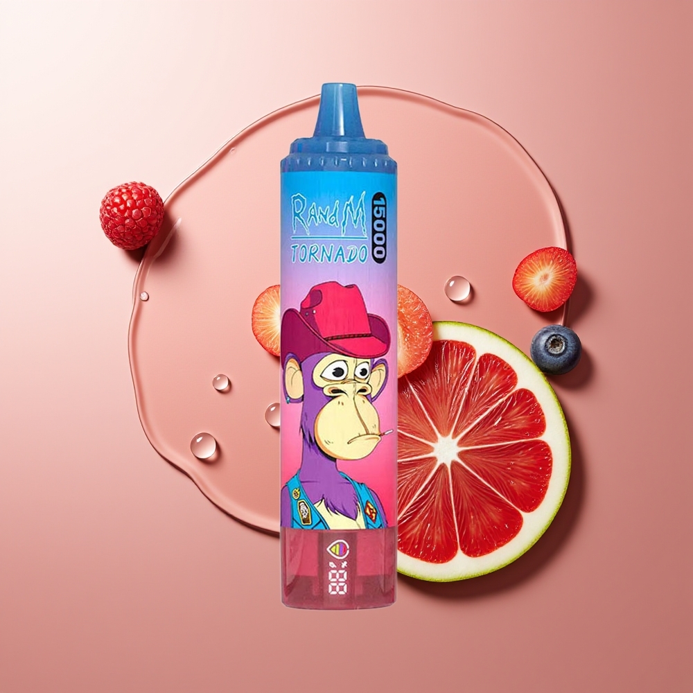 RandM Fumot Tornado 15000 Puhangut Segamari Disposabel Vape 25ml Tüüp-C Laadimine