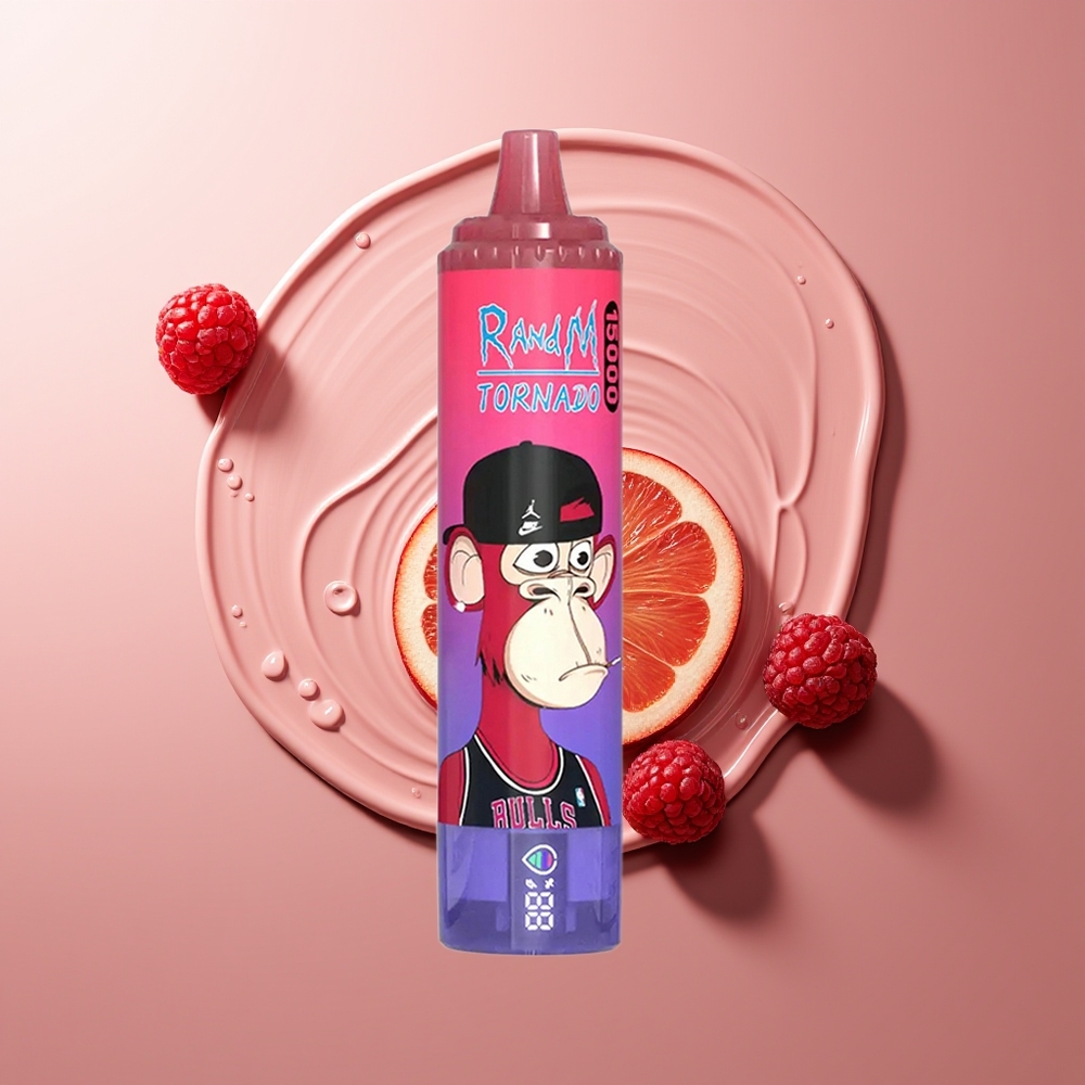 RandM Fumot Tornado 15000 Puhangut Sinihapukas Vaarikas 850mAh Mesh