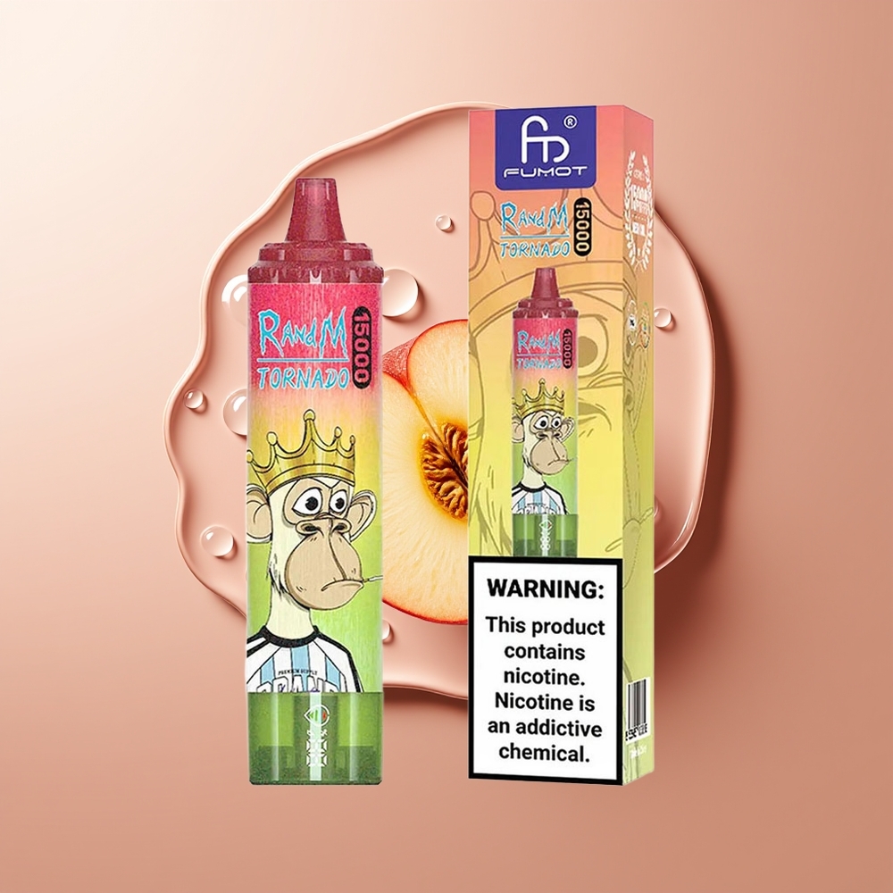 RandM Fumot Tornado 15000 Puhangut Õuna-Virsik-Pirn 25ml LCD