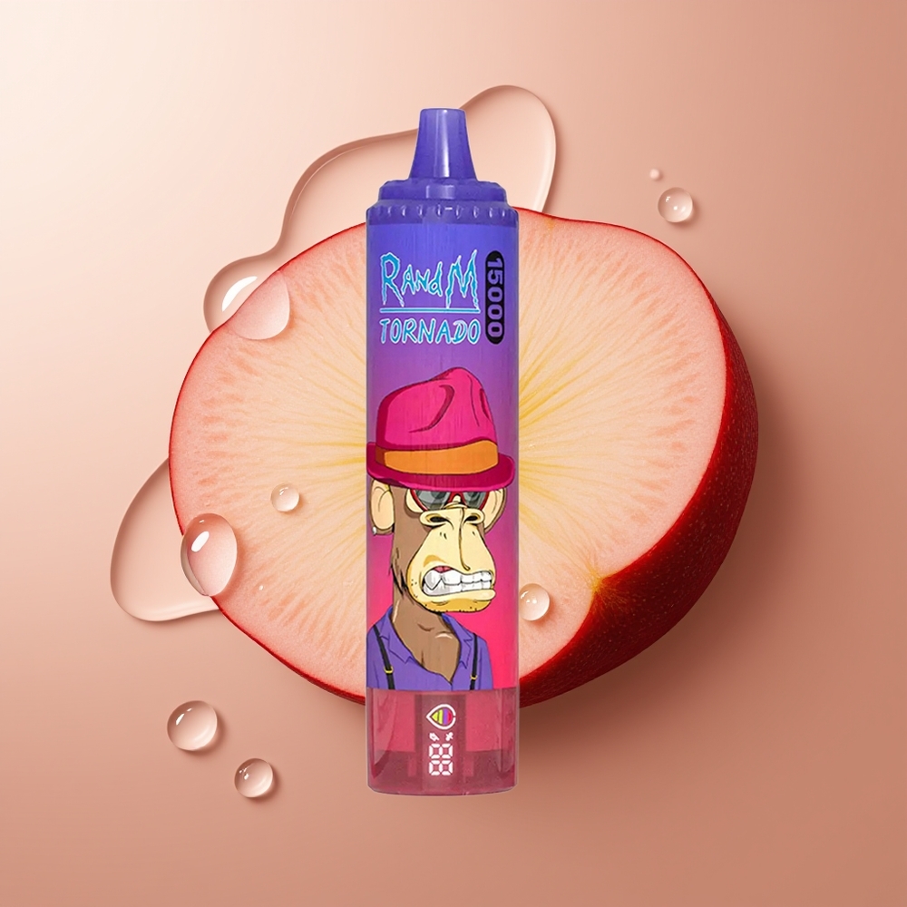 RandM Fumot Tornado 15000 Puhu Hapukas Õun 25ml LCD