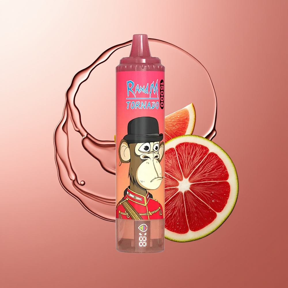 RandM Fumot Tornado 15000 Pustid Punane Energia Jää 25ml