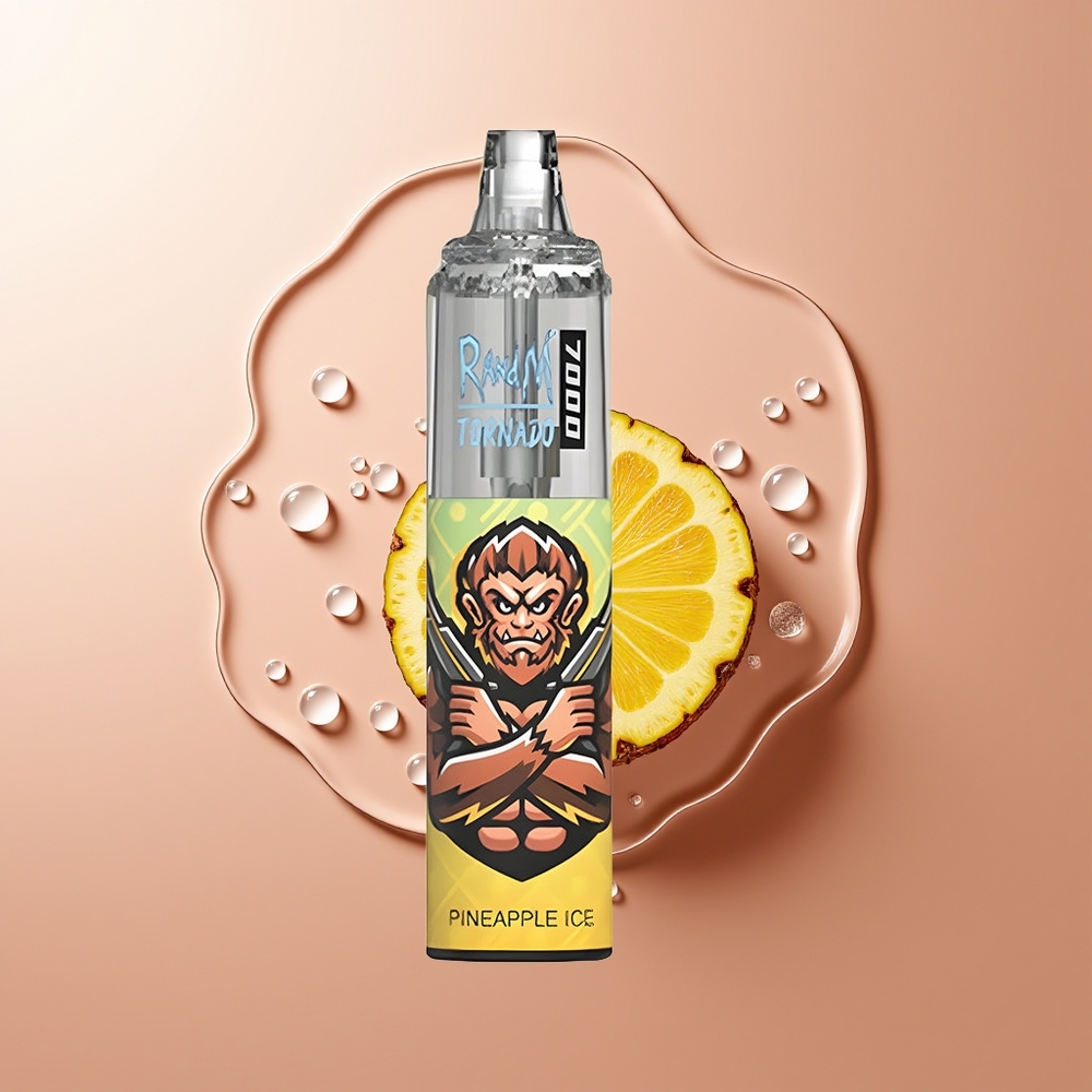 RandM Fumot Tornado 7000 Puhang Ananass-Jää 14ML Mesh