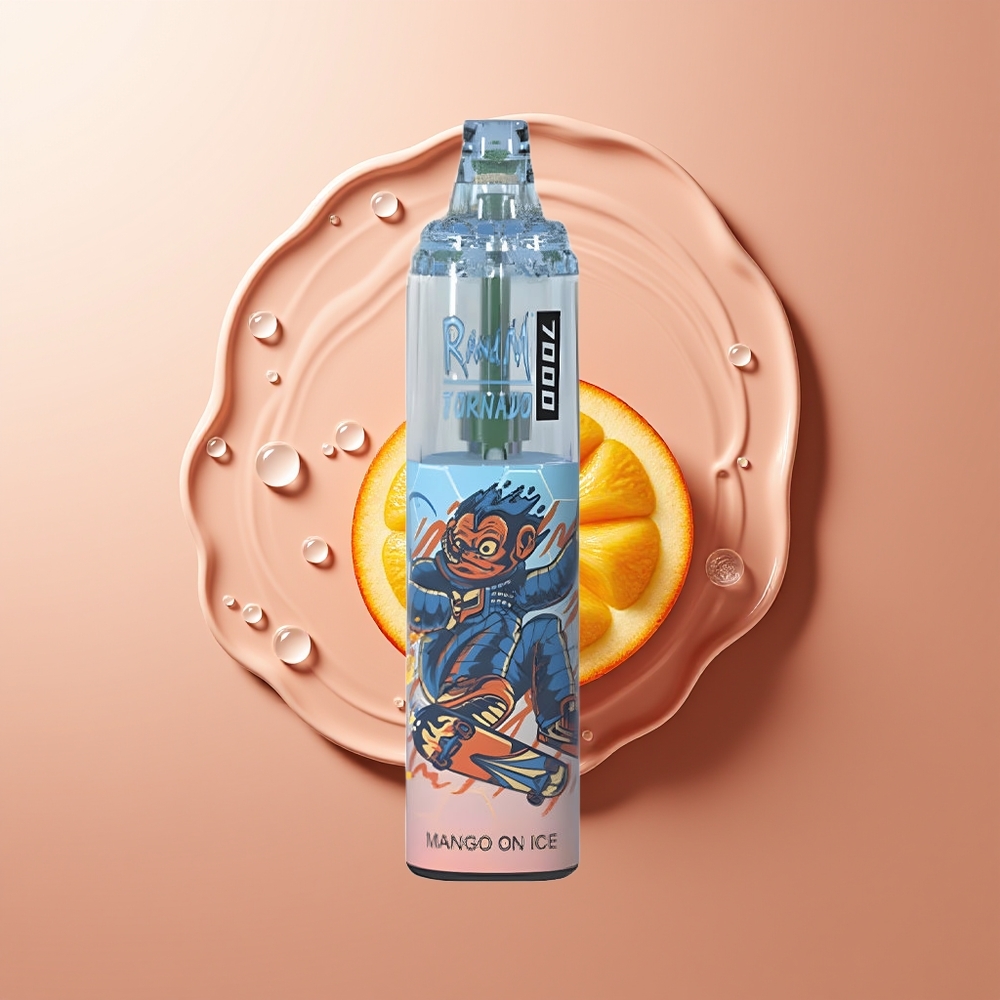 RandM Fumot Tornado 7000 Puhang Maitse Kombinatsioon Mango Jää RGB Tuli Mesh Mähis