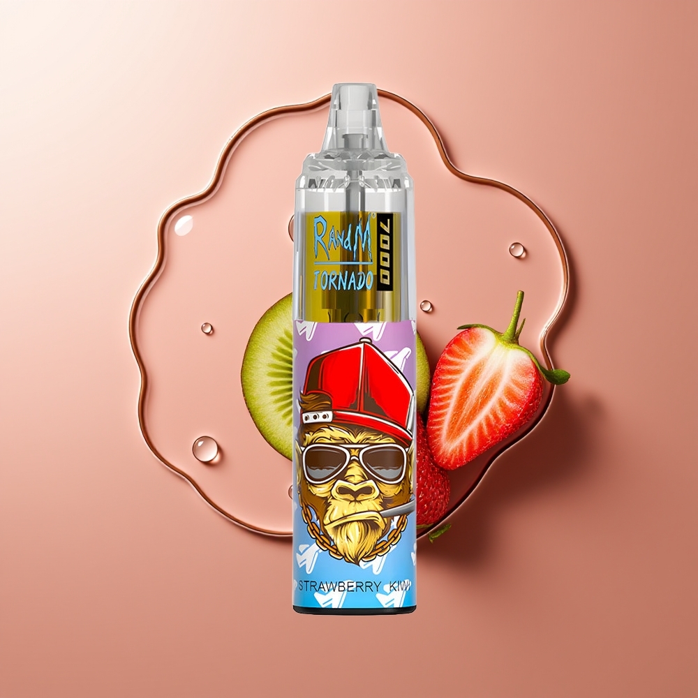 RandM Fumot Tornado 7000 Puhangut Maasik-Kiivi 14ML Mesh