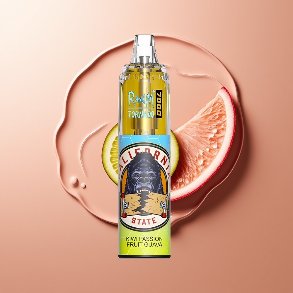 RandM Fumot Tornado 7000 Soolad 14ml Vaapemiskombinatsioon Kiivi Maracuya Guava