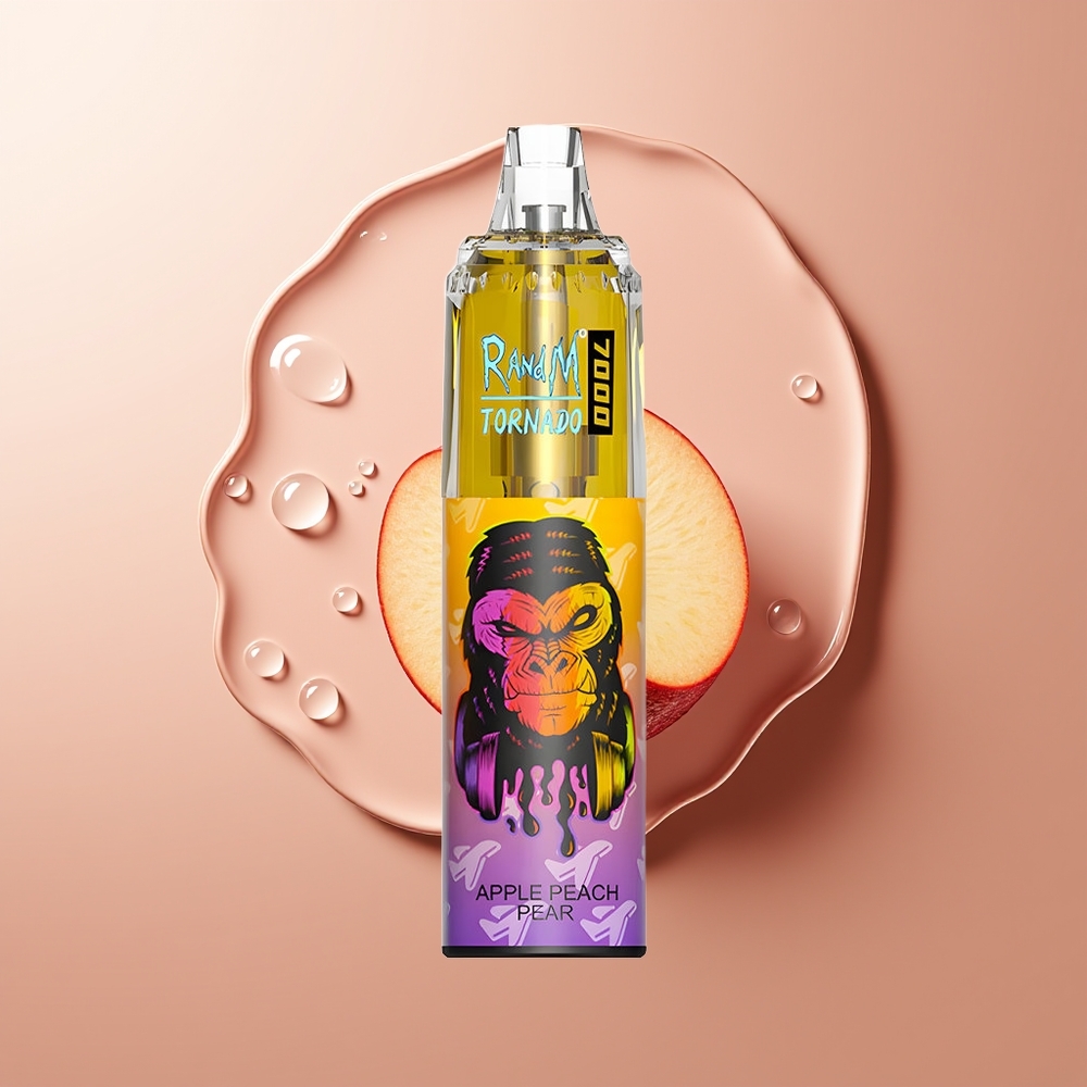 RandM Fumot Tornado 7000 Sutsud Õun Pirn 14ML Õhureguleeritav