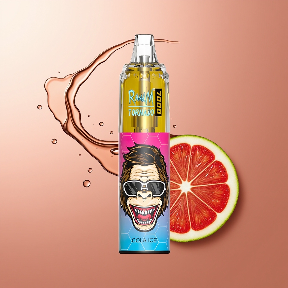 RandM Fumot Tornado 7000 Suud 14ML Koola Jää Type-C RGB