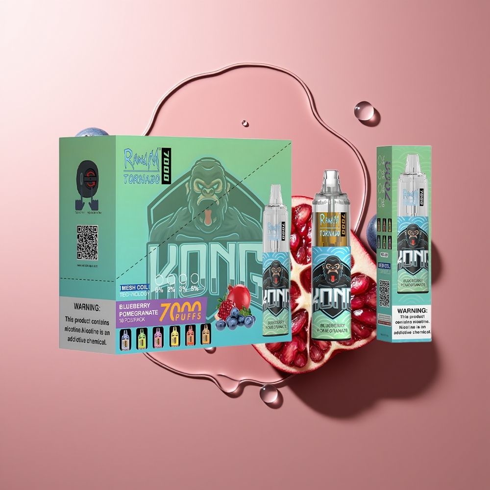 RandM Fumot Tornado 7000 Suud 14ml Mustikas Granaatõun RGB