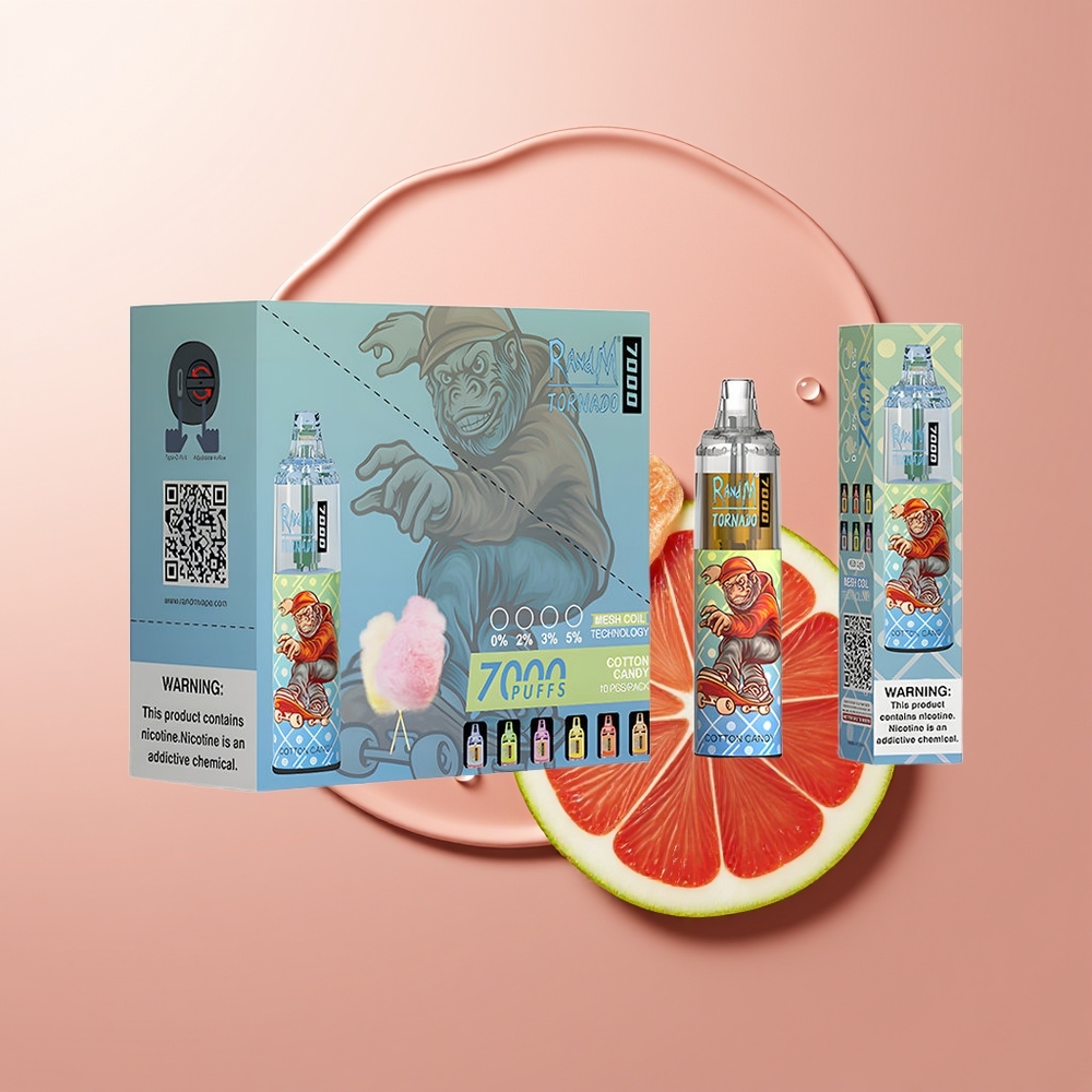 RandM Fumot Tornado 7000 Suud Eedevada Vattkombinatsioon + 14 ML + RGB