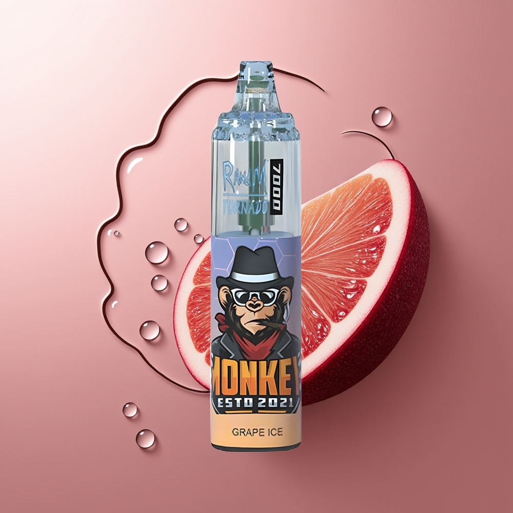 RandM Fumot Tornado 7000 Suud Grape Ice Mesh Coil Air-Adjustable