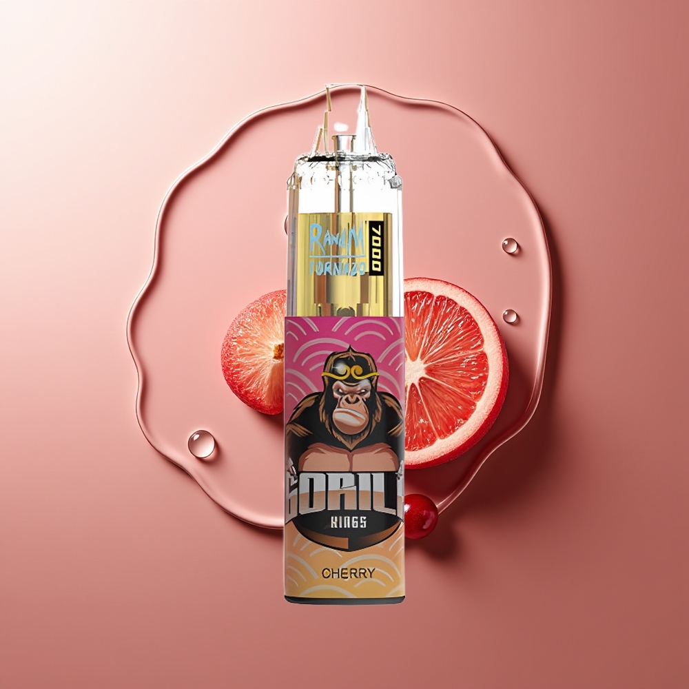 RandM Fumot Tornado 7000 Suud Kirsiga Mesh Coil Air-Reguleeritav