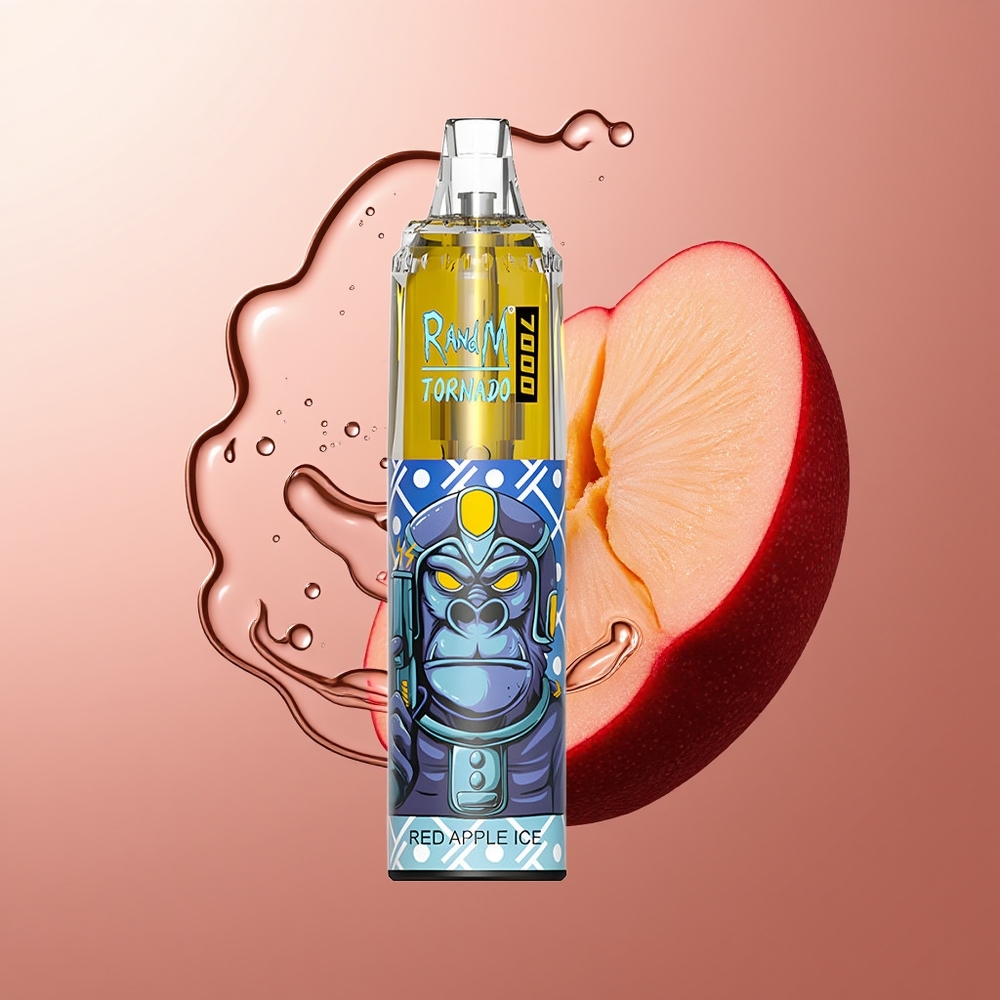 RandM Fumot Tornado 7000 Suud Punane õun Jää 14ML Type-C