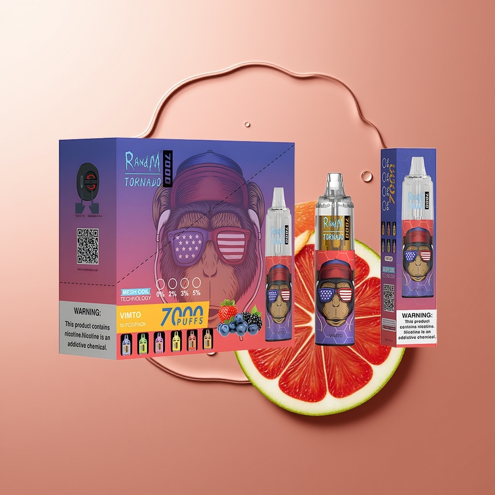 RandM Fumot Tornado 7000 Suud RGB Vimto Õhureguleeritav