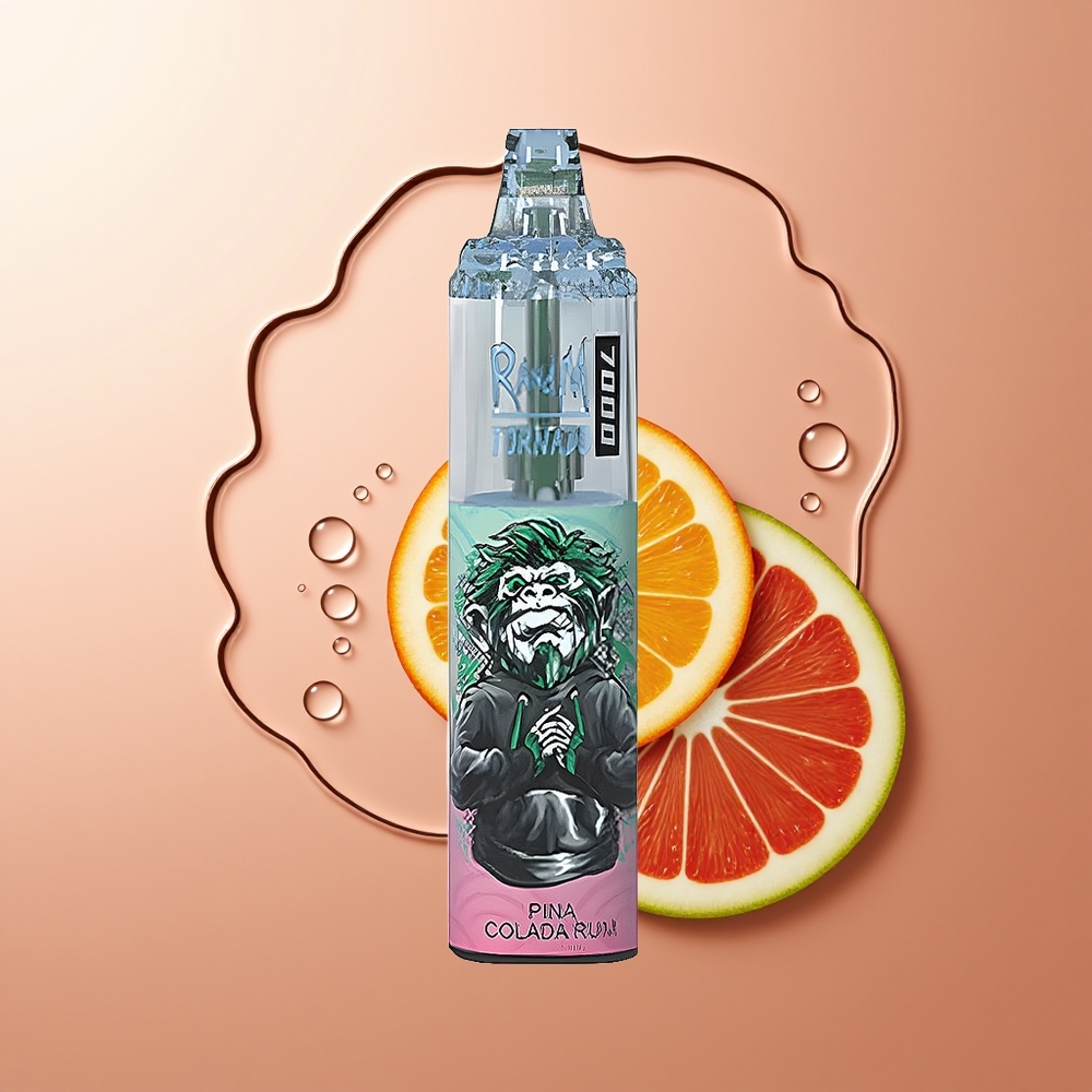 RandM Fumot Tornado 7000 Suukade Pina Kolaada Rum 14 ML Tüüp-C Pordiga