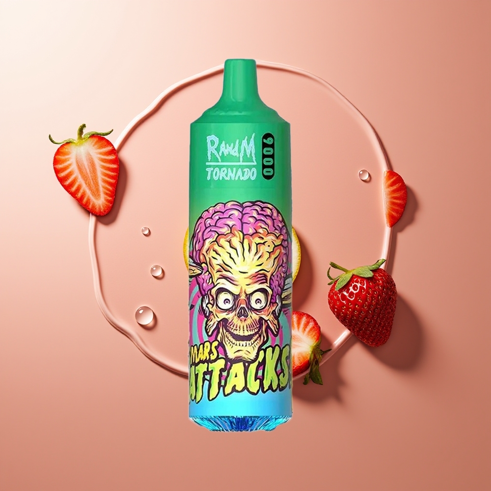 RandM Fumot Tornado 9000 Puhangit Maasik-Limonad Mesh Ekraan