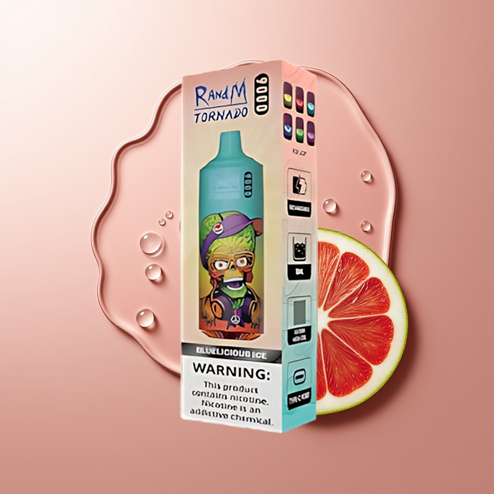 RandM Fumot Tornado 9000 Puhangud Bluelicious Jää + 850 mAh Laaditav