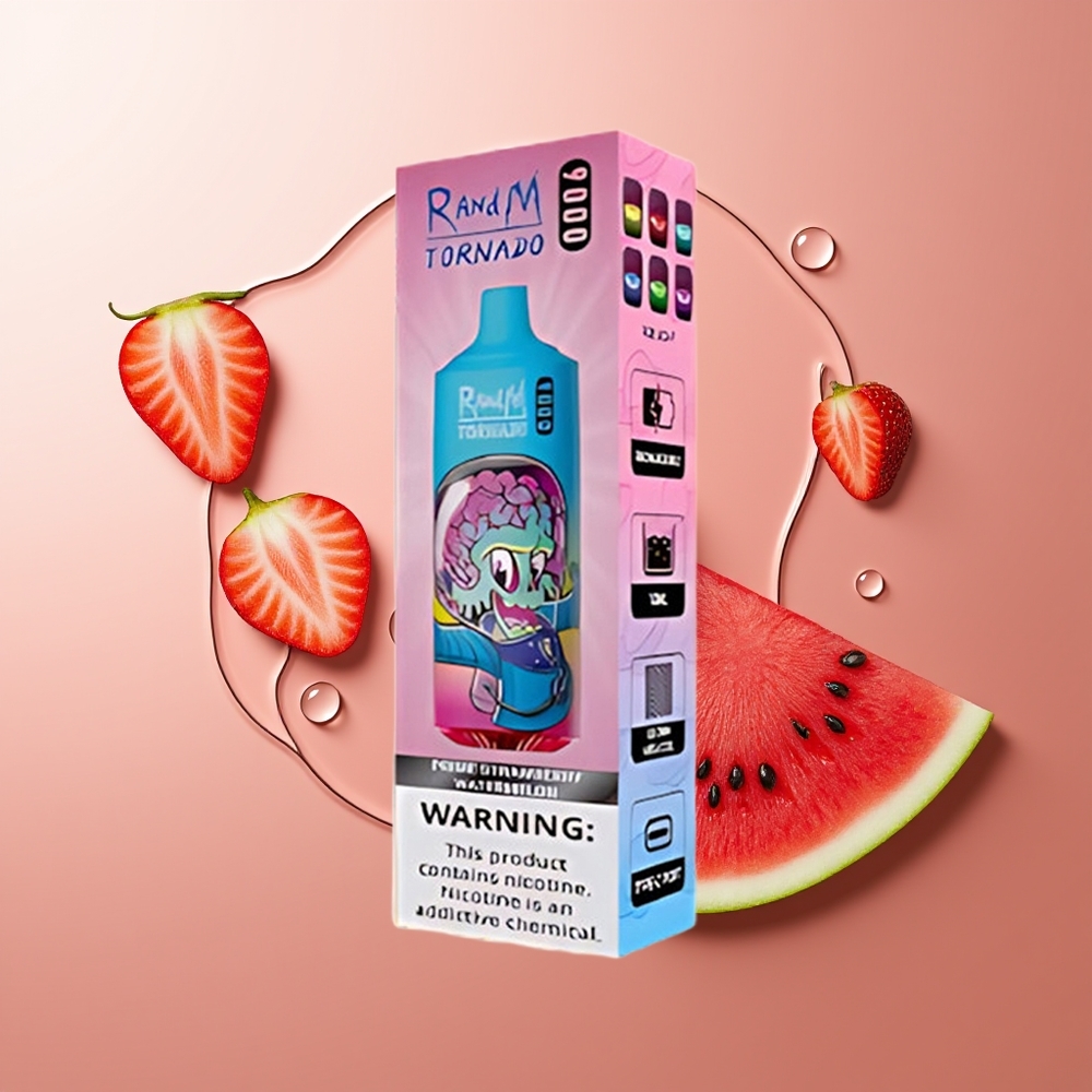 RandM Fumot Tornado 9000 Puhangud Maasika-Arbuusi Peamine