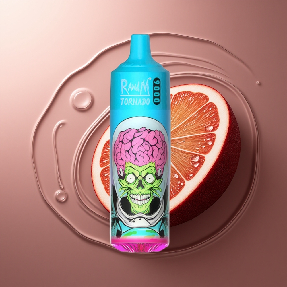 RandM Fumot Tornado 9000 Puhangud Must Draakon Jää