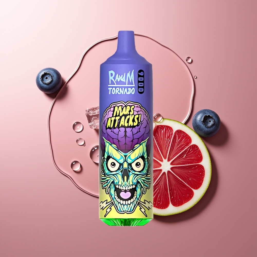 RandM Fumot Tornado 9000 Puhangud Mustikamahlane Jää