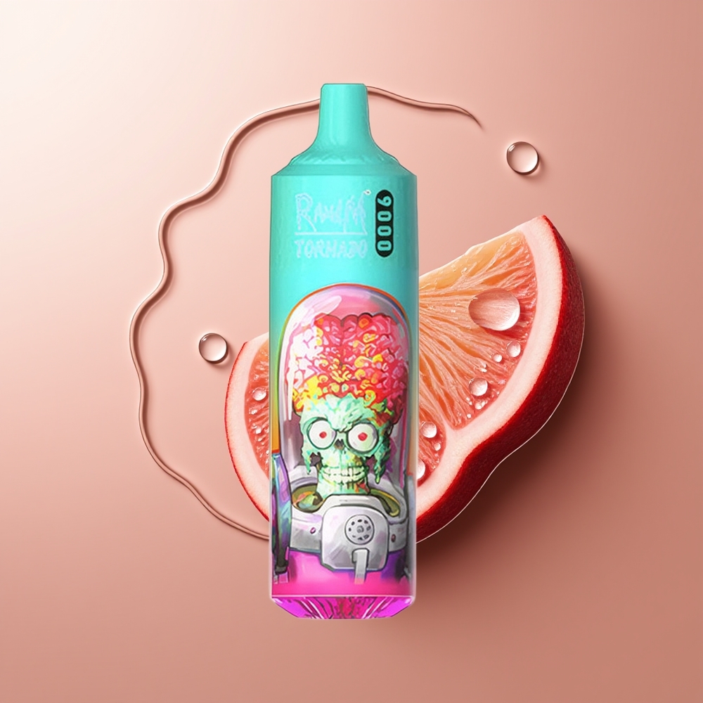 RandM Fumot Tornado 9000 Puhangut Guaiajää + RGB-ekraan