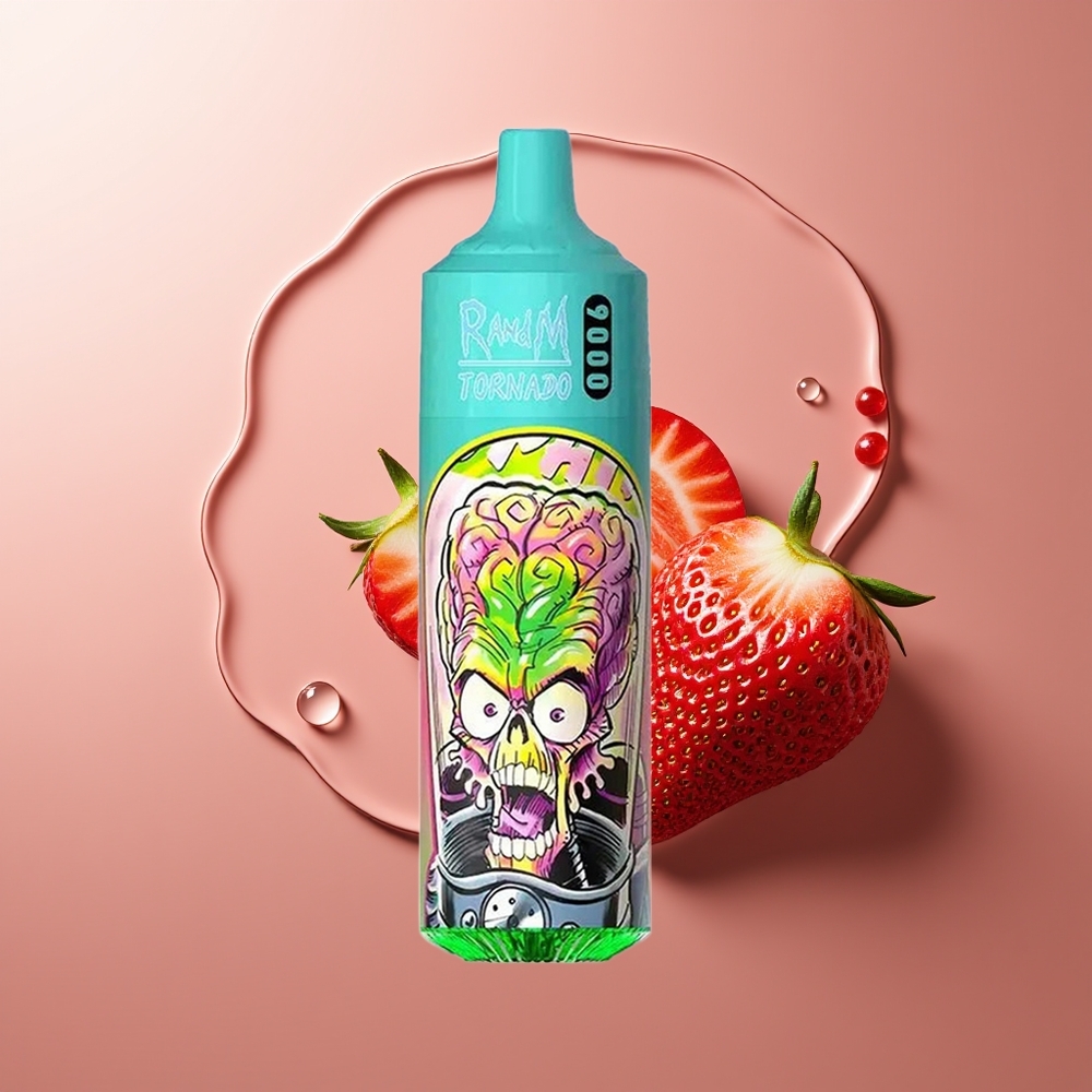 RandM Fumot Tornado 9000 Puhangut Maasik-Granaat 850 mAh