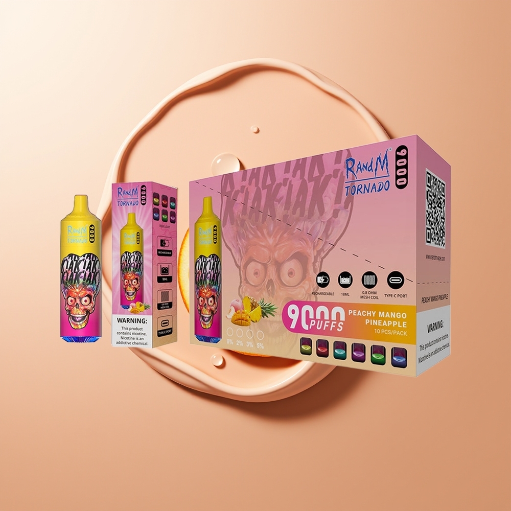 RandM Fumot Tornado 9000 Puhangut Virsik-Magus Ananass 850 mAh