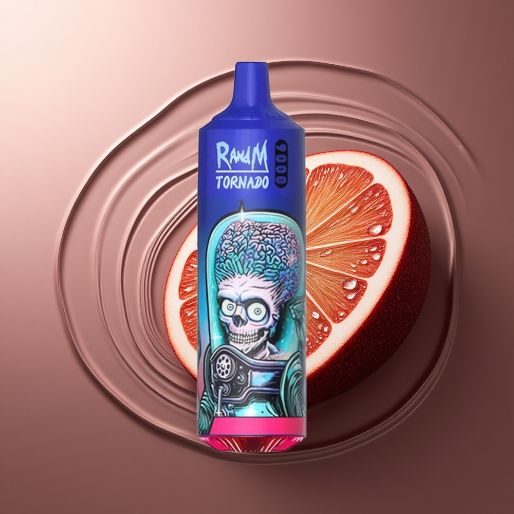 RandM Fumot Tornado 9000 Puhud Must Jää 850 mAh