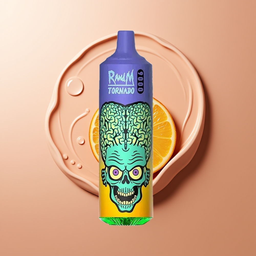 RandM Fumot Tornado 9000 Sool Mango RGB Ekraan