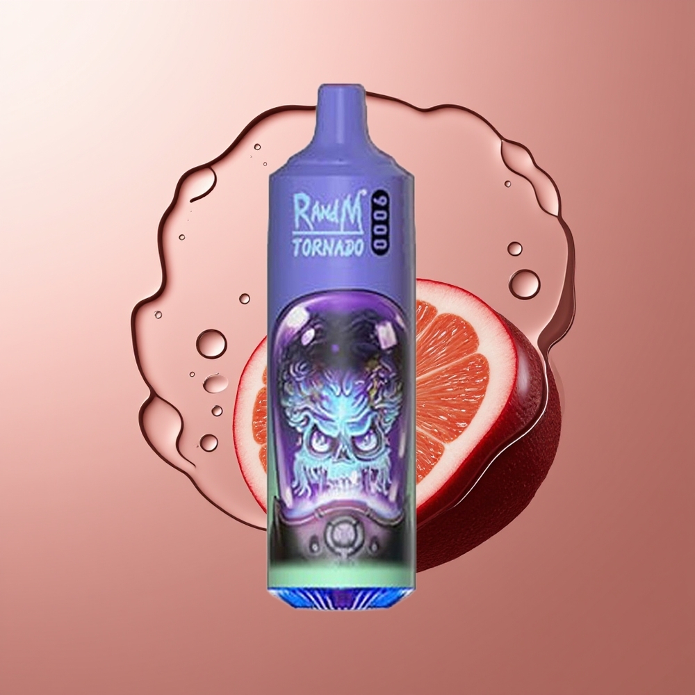 RandM Fumot Tornado 9000 Soola-Viinarohi RGB Kuvariga