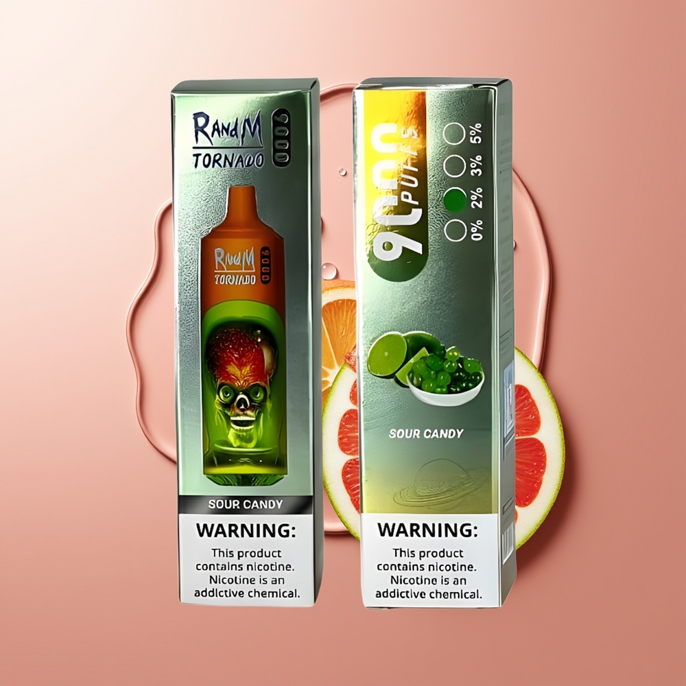 RandM Fumot Tornado 9000 Soolane Kommid 850 mAh