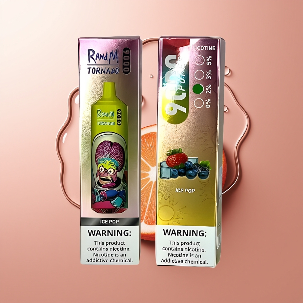 RandM Fumot Tornado 9000 Sutsud 54 Jääpuuviljamaitse RGB-ekraan