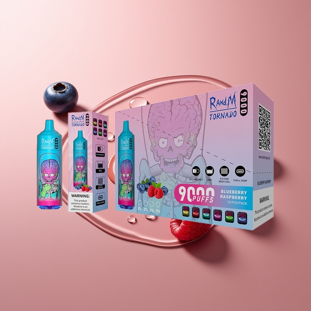 RandM Fumot Tornado 9000 Sutsud Mustikas Vaarikas 850 mAh