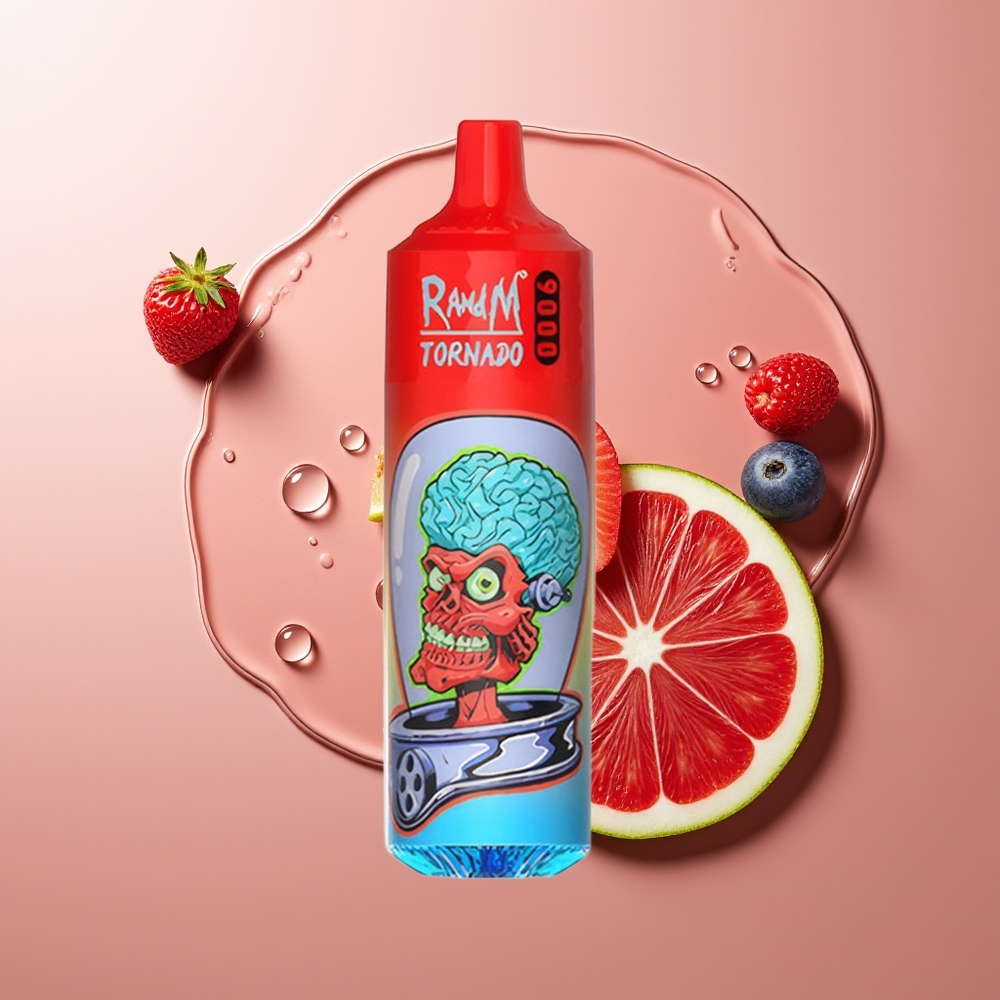 RandM Fumot Tornado 9000 Sutsud Segamari Disain RGB