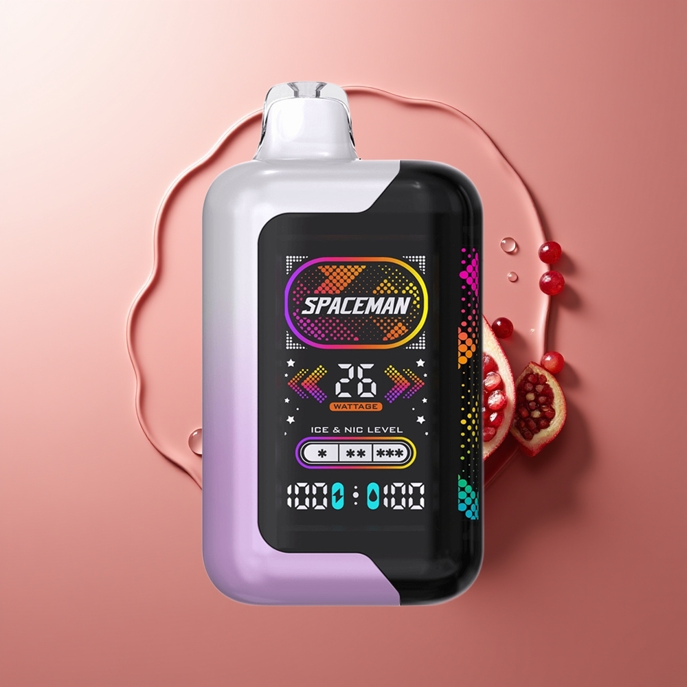 SMOK SPACEMAN SP40000 20ml Kirsi-Granaadivape 1000mAh 50mg/ml