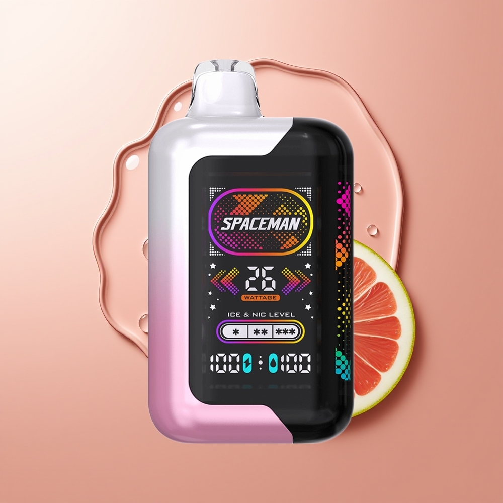 SMOK SPACEMAN SP40000 20ml Roosa Sidrunimahl Ühekordselt Kasutatav Vape 1000mAh 50mg