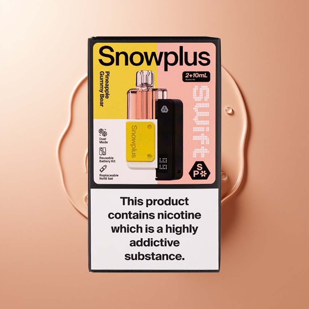 Snowplus Swift 5000 Puffs Ananassi Kummikaru 2+10 ml Dual Mesh