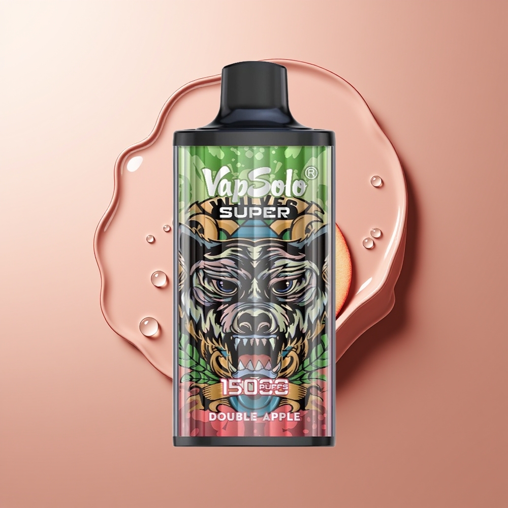 Vapsolo Super 15000 Pihust Topelt Õun 40ml 850mah