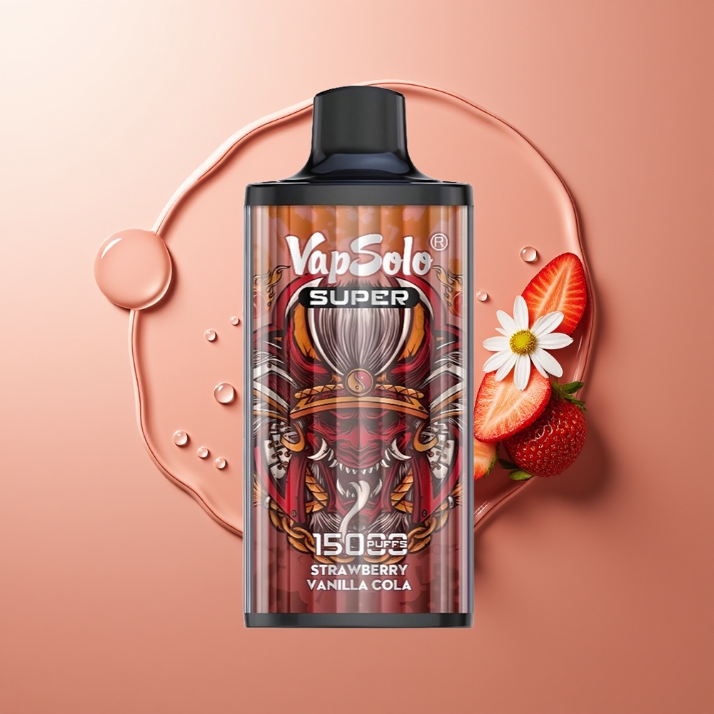 Vapsolo Super 15000 Popsu Maasika Vanilli Kola 40ml 850mah