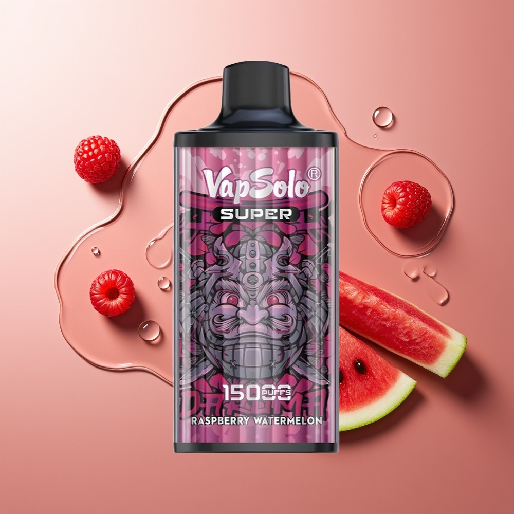 Vapsolo Super 15000 Puhud 40ml Vaarikas-Arbuus Tüüp-C