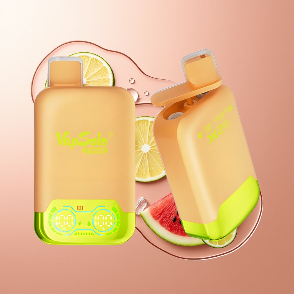 Vapsolo Twins 20000 Puffs Sidruni-Laimi ja Arbuusi-Jää 40 ml 2 Tanki