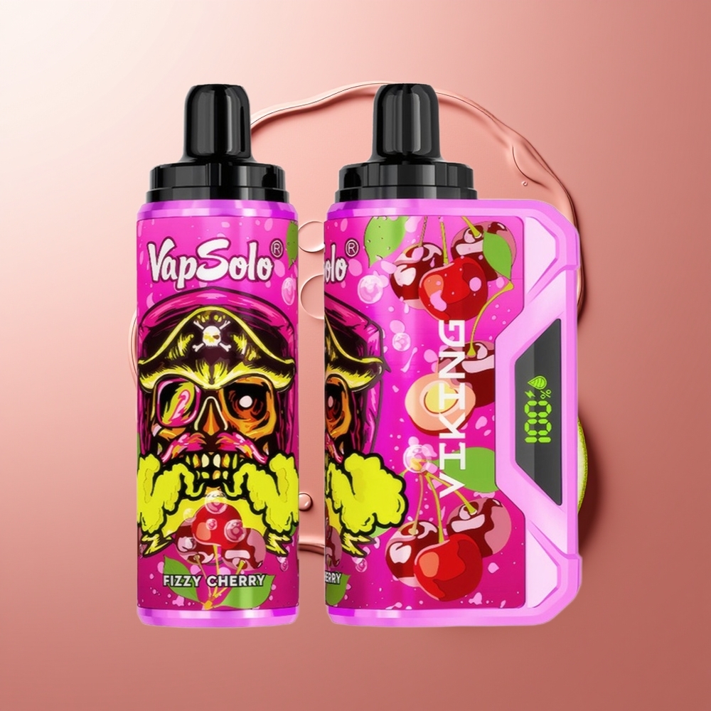 VapSolo VIKING 12000 Puffs Fritširsakas Tüüp-C & LED